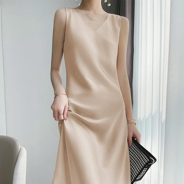 Robe mi-longue élégante Lucinda