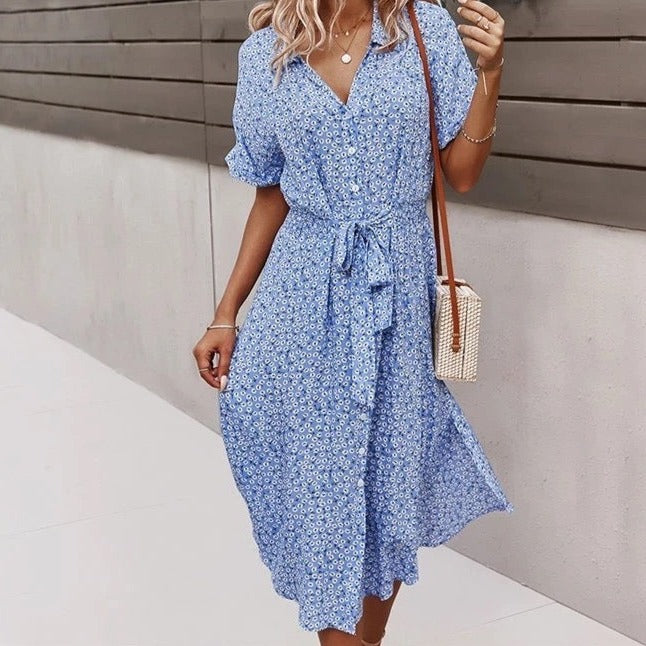 Harper Floral Print Summer Dress