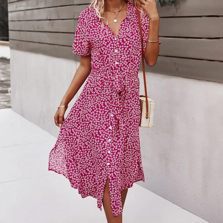 Harper Floral Print Summer Dress