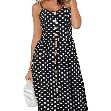 Robe midi d'été imprimée Vivienne