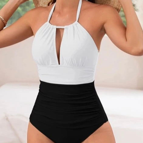 Isabella Black Monochrome Swimsuit