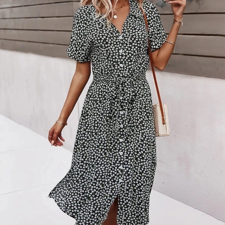 Harper Floral Print Summer Dress