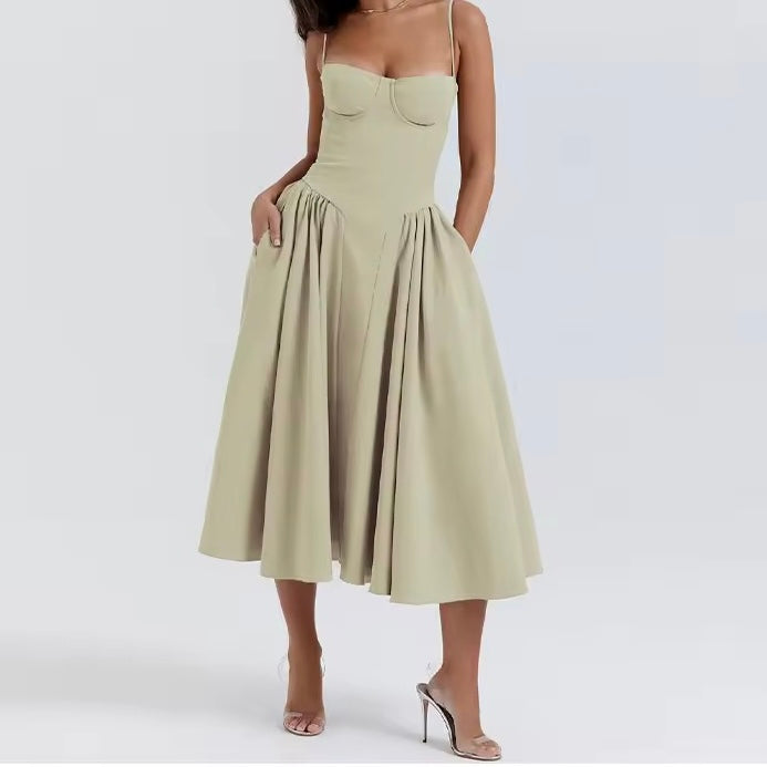 Elida Elegant Midi Dress