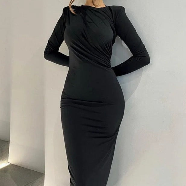 Elisabet Slinky Midi Bodycon Dress