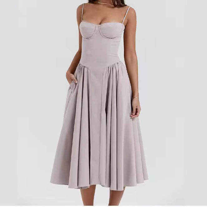 Elida Elegant Midi Dress