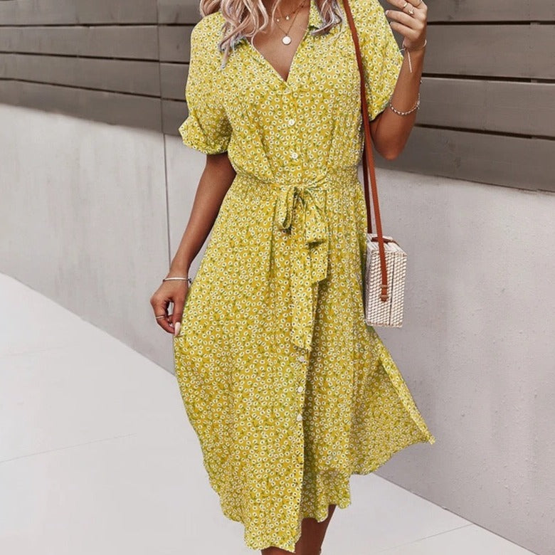 Harper Floral Print Summer Dress