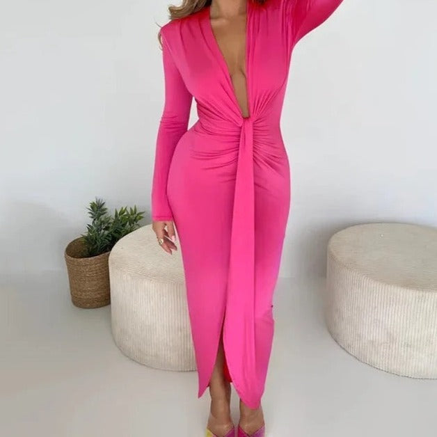 Maisie Stylish Bodycon Maxi Dress