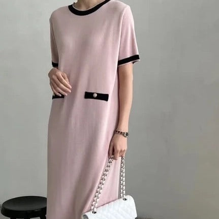 Sofia Elegant Knitted Maxi Dress