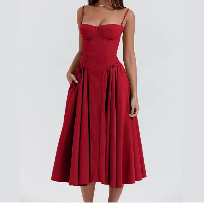 Elida Elegant Midi Dress