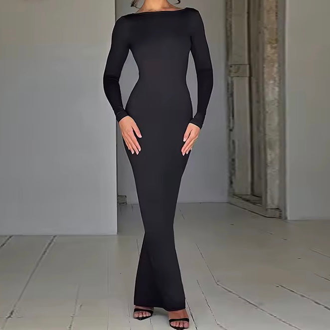 Arabella Backless Bodycon Maxi Dress