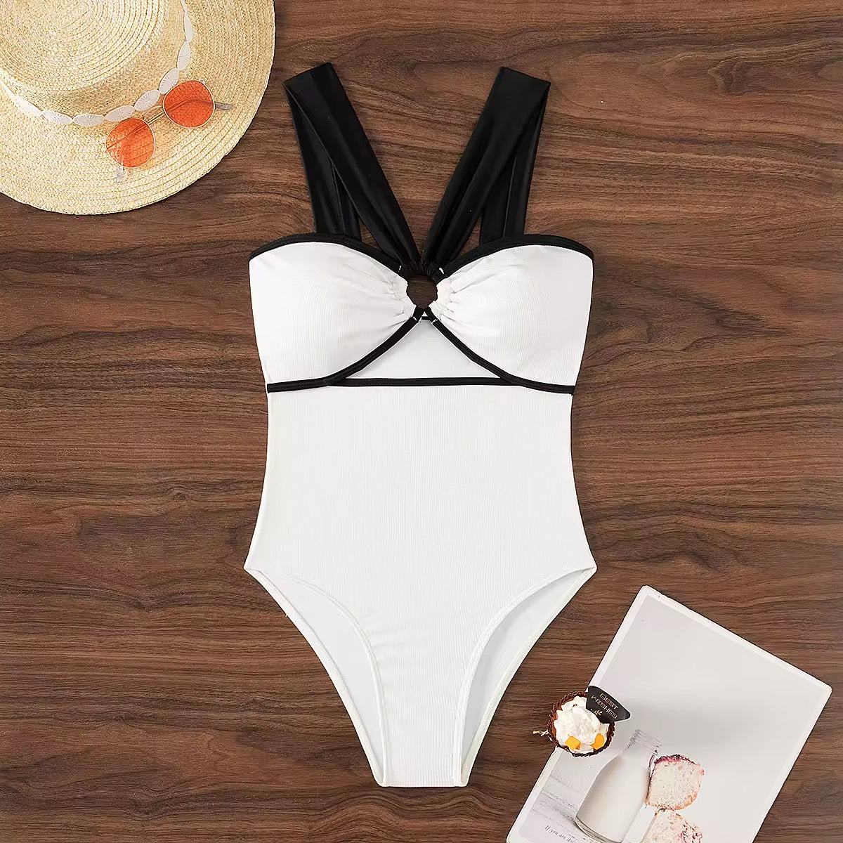 Eliza One Piece White Swimsuit