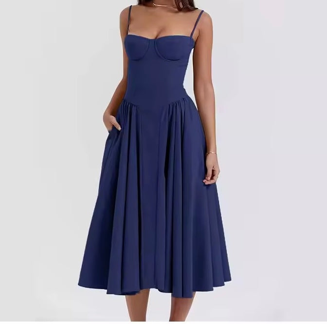 Elida Elegant Midi Dress