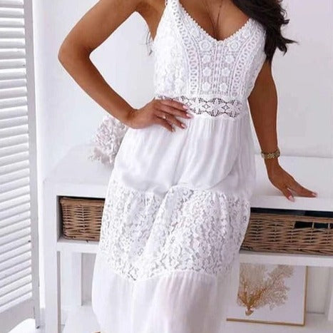 Robe d'été blanche Hadley