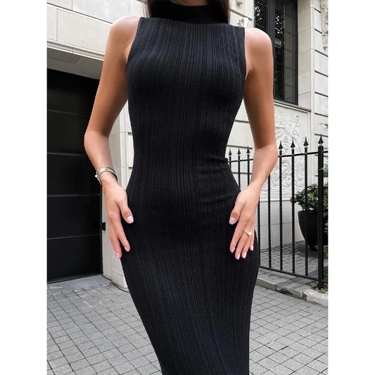 Rachael Knitted Bodycon Maxi Dress