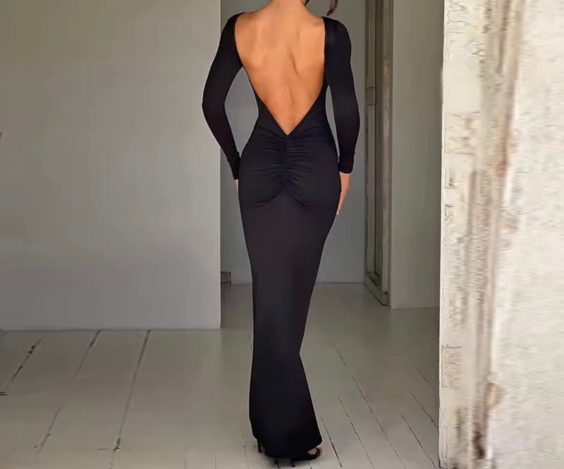 Arabella Backless Bodycon Maxi Dress