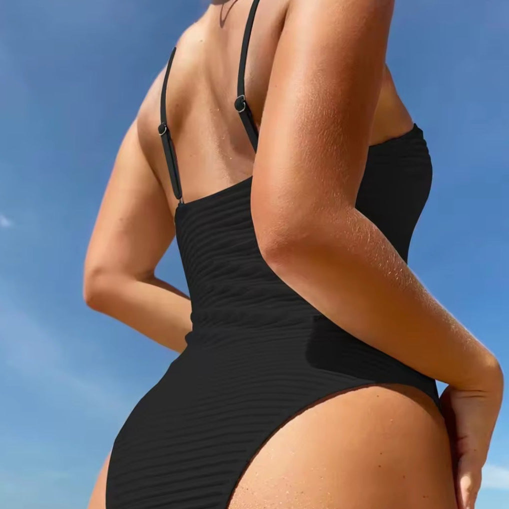 Shola Black One Piece Swimsuit