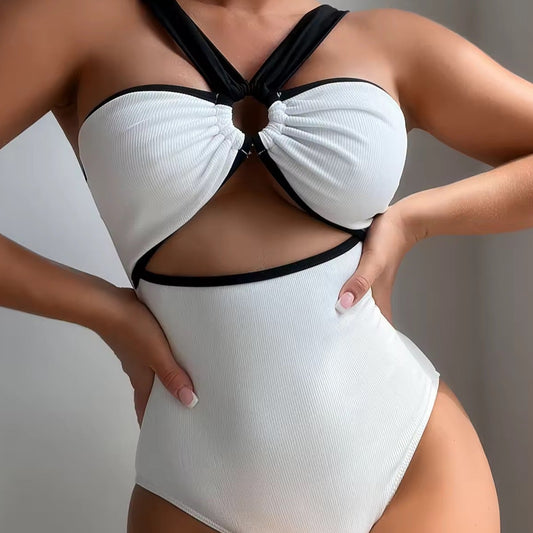 Eliza One Piece White Swimsuit