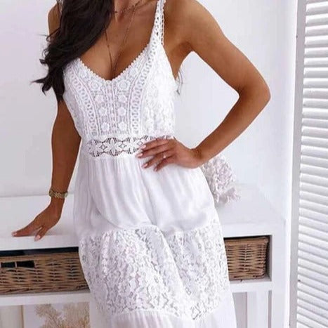 Robe d'été blanche Hadley