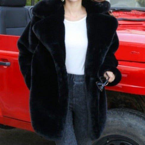 Alessio Luxury Faux Fur Coat - Maria Palagano