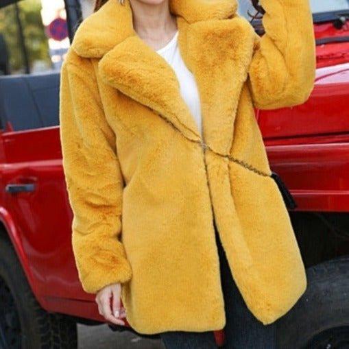 Alessio Luxury Faux Fur Coat - Maria Palagano