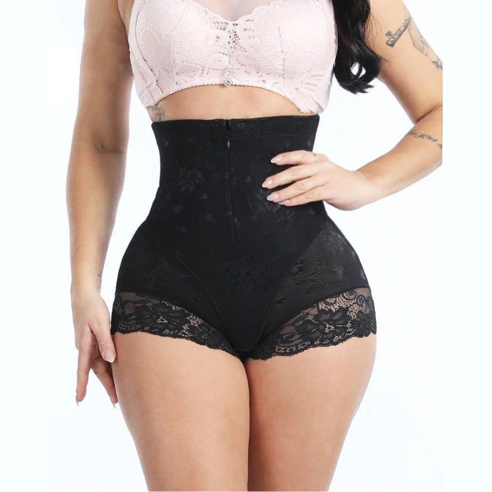 Lisa High Waist Lace Shaping Panty - Maria Palagano