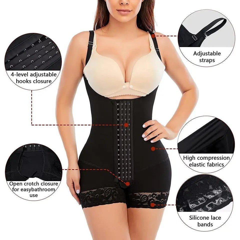 Shania Full Body Shaper With Multi Hooks - Maria Palagano