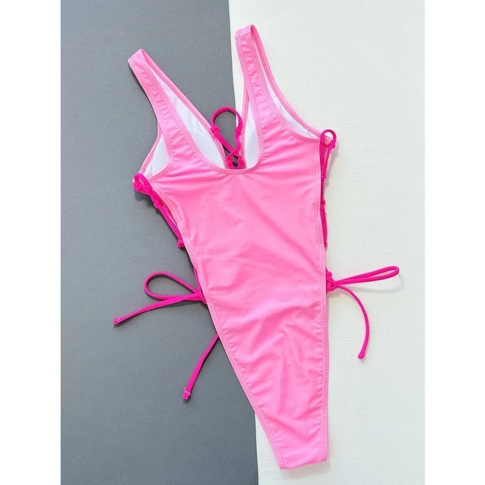 Sophia One Piece Pink Swimsuit - Maria Palagano